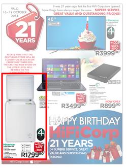 HiFi Corp : Happy Birthday HiFi Corp (16 Oct - 19 Oct 2014), page 1