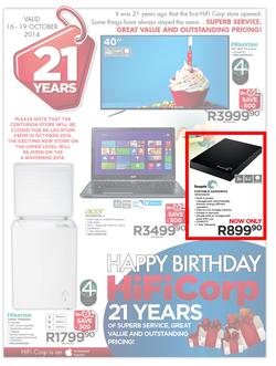 HiFi Corp : Happy Birthday HiFi Corp (16 Oct - 19 Oct 2014), page 1