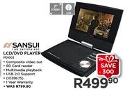 Sansui LCD/DVD Player PD1003