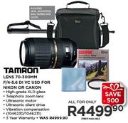 Tamron Lens 70-300mm F/4-5.6 DI VC USD For Nikon Or Canon
