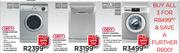 Defy Tumble Dryer/Defy Dishwasher/Defy Front Loading Washing Machine-Each