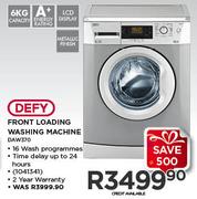 Defy 6Kg Front Loading Washing Machine