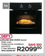Defy Slimline 600 Oven