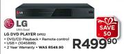 LG DVD Player DP132