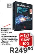 Bitdefender Internet Security 2015 1 User