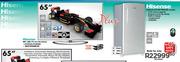 Hisense 65" 3D Full HD Smart LED TV 65XT780 Plus Hisense Single Door Fridge H200RRE