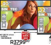 Sinotec 40" HD LED TV 40F360D