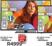 Sinotec 42" 3D HD LED TV 42P38D