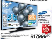 Samsung 55" 3D HD Curved LED TV 55H6800
