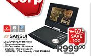 Sansui LCD/DVD Player PD1004