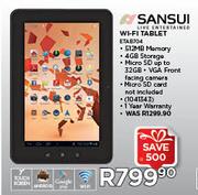 Sansui Wi-Fi Tablet ETAB704