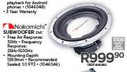 Nakamichi Subwoofer DVC