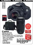 Canon Digital SLR Twin Lens Package 600D