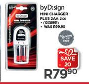 By D: Sign Mini Charger Plus 2AA  2100