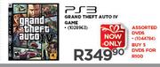 PS3 Grand Theft Auto IV Game