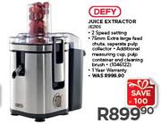 Defy Juice Extractor JE210S
