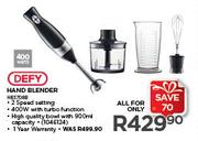 Defy Hand Blender HB3708B