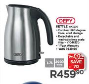 Defy 1.7Ltr Kettle WK5205