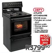 Defy 4 Plate Kitchenware Stove DSS494