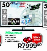 Hisense 50" 3D LED Smart TV