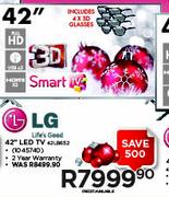 LG 42" 3D LED Smart TV 