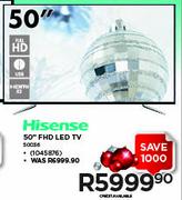 Hisense 50" FHD LED TV