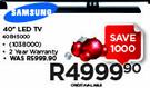 Samsung 40" LED TV 40EH5000