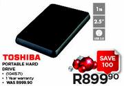 Toshiba 1TB Portable Hard Drive