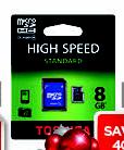Toshiba 4GB Micro SD + Adapter