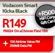 Vodacom Smart Kicka Black-On uChoose Flexi 150