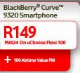 BlackBerry Curve 9320 Smartphone-On uChoose Flexi 100