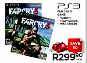 PS3 Far Cry 3 Game Each