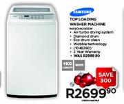 Samsung 9kg Top Loading Washer Machine WA90H4200SW