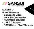 Sansui 9" LCD/DVD Player PD1004
