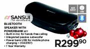 Sansui Bluetooth Speaker with Powerbank BT7