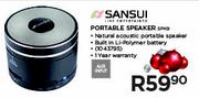Sansui Portable Speaker SPK9