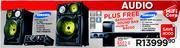 Samsung Hi-Fi MXFS9000 plus Samsung Sound Bar HWH-450/XA