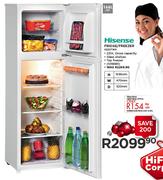 Hisense 168Ltr Fridge/Freezer H220TWH