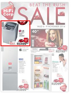 HiFi Corp : Beat The Rush Sale (6 Nov - 9 Nov 2014), page 1
