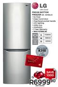 LG 271Ltr Fridge Bottom Freezer GR-B379SLCK