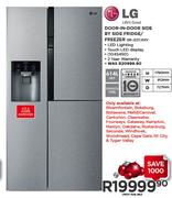 LG 614Ltr Door-In-Door Side By Side Fridge/Freezer GR-J237JSXV