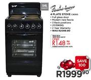 Fuchs-Ware 54Ltr 4 Plate Stove C400G