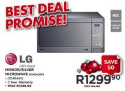 LG 40Ltr Mirror/Silver Microwave MS4042GM