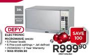Defy 28Ltr Metallic Finish Electronic Microwave Oven DMO351