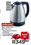 Mellerware 1.8L 360° Cordless Kettle 
