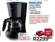 Philips Grind And Brew Coffee Maker HD7762/00