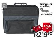 Targus 15.6" Notebook Bag
