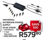 Universal Notebook Power Suppy 15-24 V/90W
