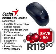Genius Cordless Mouse-6000X/6000