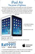 Apple 16GB iPad Air With WiFi-Each